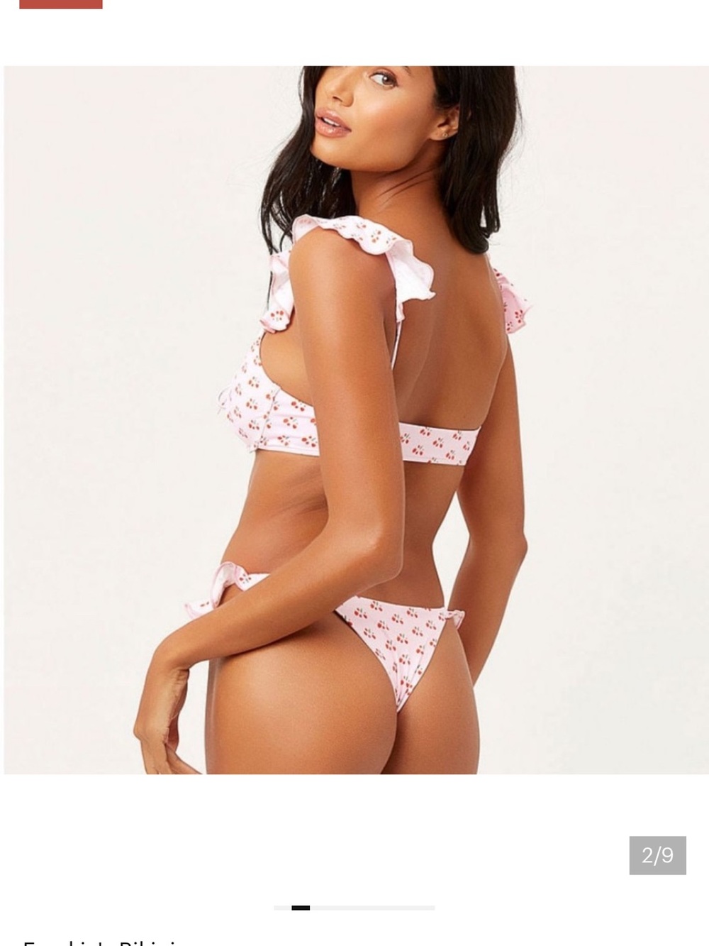 Frankie's Bikinis Berry Birdie top - Picture 2 of 4